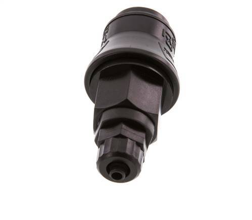 POM DN 5 Coupling Socket 4x6 mm Union Nut