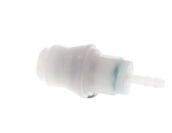 PVDF DN 5 Coupling Socket 4 mm Hose Pillar