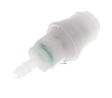 PVDF DN 5 Coupling Socket 6 mm Hose Pillar