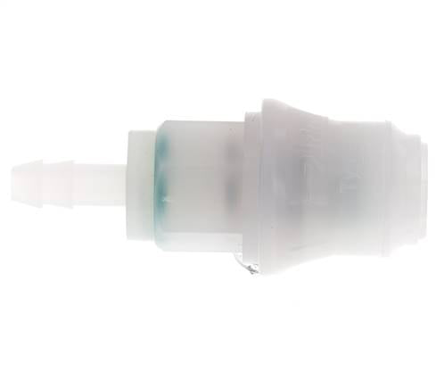 PVDF DN 5 Coupling Socket 6 mm Hose Pillar