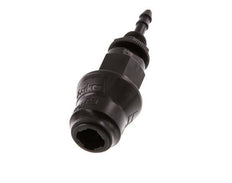 POM DN 5 Coupling Socket 4 mm Hose Pillar Bulkhead