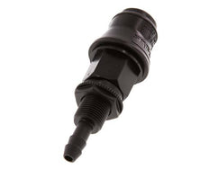 POM DN 5 Coupling Socket 6 mm Hose Pillar Bulkhead