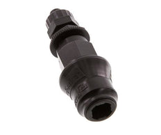 POM DN 5 Coupling Socket 6x8 mm Union Nut Bulkhead