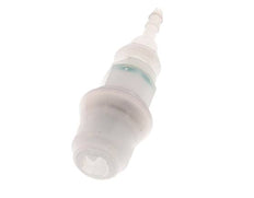 PVDF DN 5 Coupling Socket 4 mm Hose Pillar Bulkhead
