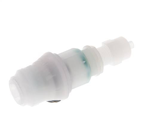 PVDF DN 5 Coupling Socket 4x6 mm Union Nut Bulkhead