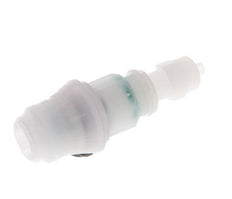 PVDF DN 5 Coupling Socket 4x6 mm Union Nut Bulkhead