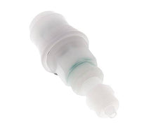PVDF DN 5 Coupling Socket 4x6 mm Union Nut Bulkhead