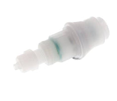 PVDF DN 5 Coupling Socket 4x6 mm Union Nut Bulkhead