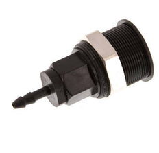 POM DN 5 Coupling Socket 4 mm Hose Pillar Pull-Off