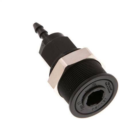 POM DN 5 Coupling Socket 4 mm Hose Pillar Pull-Off