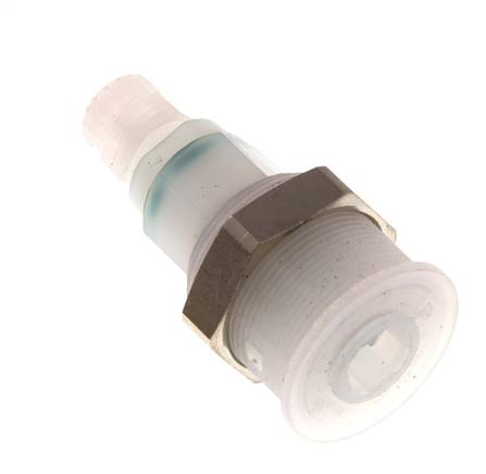 PVDF DN 5 Coupling Socket 4 mm Hose Pillar Pull-Off