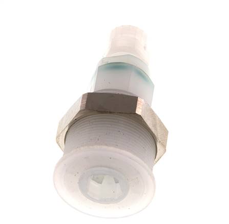 PVDF DN 5 Coupling Socket 4 mm Hose Pillar Pull-Off