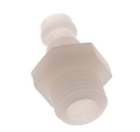 PVDF DN 5 Coupling Plug G 1/4 inch Male Threads