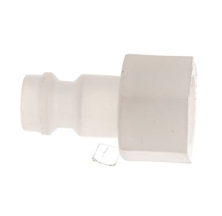 PVDF DN 5 Coupling Plug G 1/8 inch Female Threads