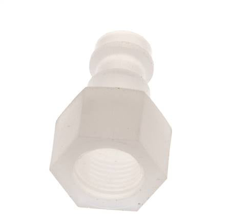 PVDF DN 5 Coupling Plug G 1/8 inch Female Threads