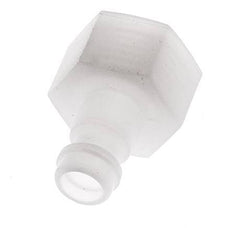 PVDF DN 5 Coupling Plug G 1/4 inch Female Threads
