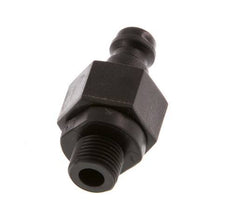 POM DN 5 Coupling Plug G 1/8 inch Male Threads Double Shut-Off