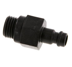 POM DN 5 Coupling Plug G 1/4 inch Male Threads Double Shut-Off