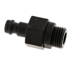 POM DN 5 Coupling Plug G 1/4 inch Male Threads Double Shut-Off