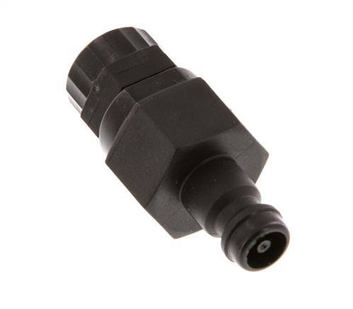 POM DN 5 Coupling Plug 6x8 mm Union Nut Double Shut-Off