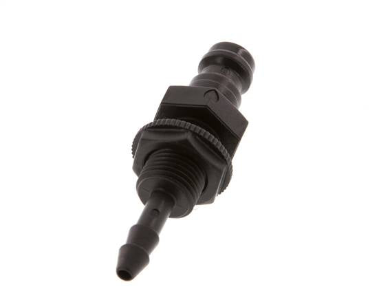 POM DN 5 Coupling Plug 4 mm Hose Pillar Bulkhead