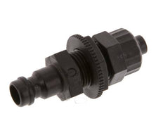 POM DN 5 Coupling Plug 6x8 mm Union Nut Bulkhead