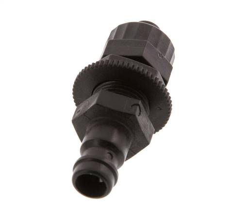 POM DN 5 Coupling Plug 6x8 mm Union Nut Bulkhead
