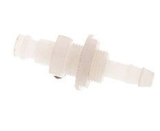 PVDF DN 5 Coupling Plug 6 mm Hose Pillar Bulkhead