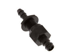 POM DN 5 Coupling Plug 6 mm Hose Pillar Bulkhead Double Shut-Off