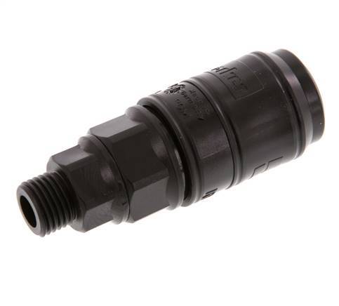 POM DN 7.2 Coupling Socket G 1/4 inch Male Threads