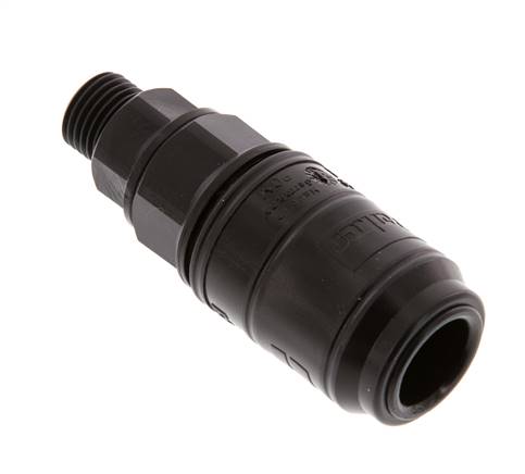 POM DN 7.2 Coupling Socket G 1/4 inch Male Threads