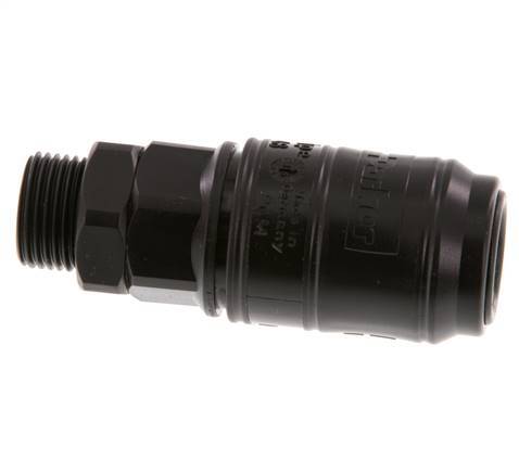 POM DN 7.2 Coupling Socket G 3/8 inch Male Threads