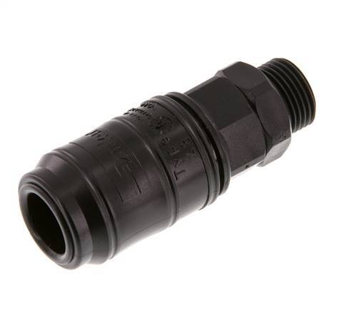 POM DN 7.2 Coupling Socket G 3/8 inch Male Threads