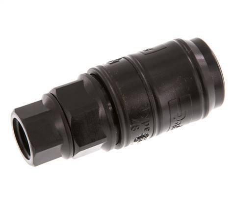 POM DN 7.2 Coupling Socket G 1/4 inch Female Threads