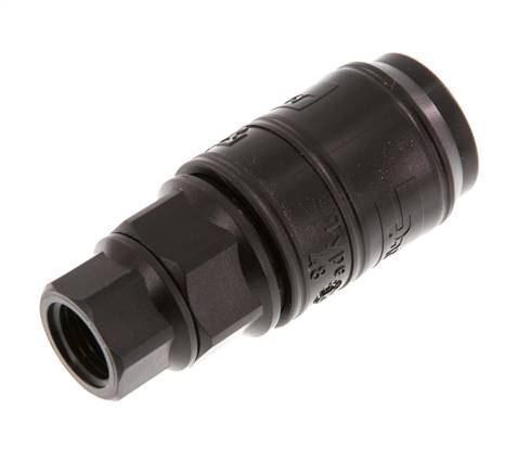 POM DN 7.2 Coupling Socket G 1/4 inch Female Threads