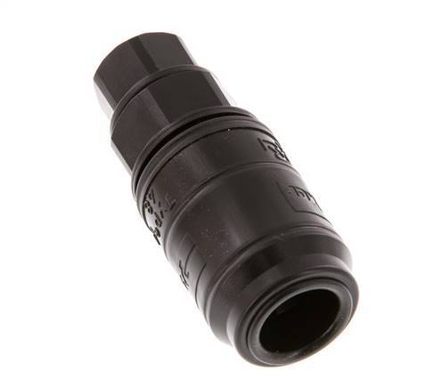 POM DN 7.2 Coupling Socket G 1/4 inch Female Threads