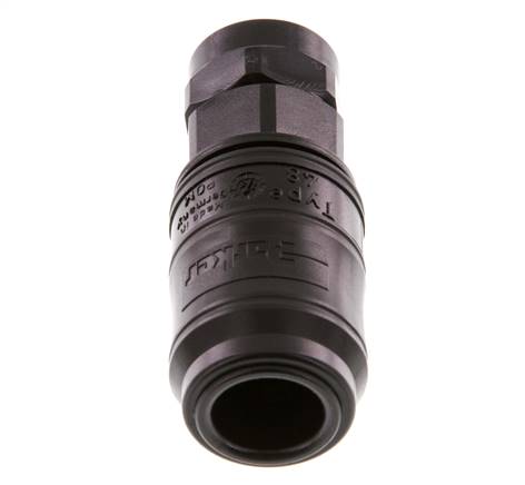 POM DN 7.2 Coupling Socket G 3/8 inch Female Threads