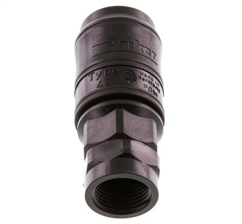 POM DN 7.2 Coupling Socket G 3/8 inch Female Threads