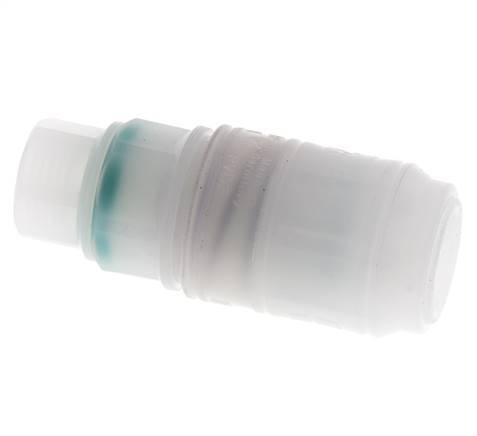 PVDF DN 7.2 Coupling Socket G 1/4 inch Female Threads