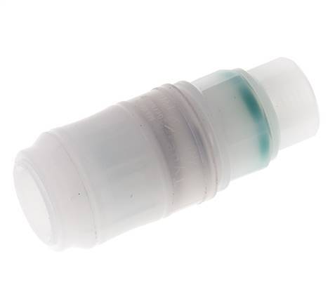 PVDF DN 7.2 Coupling Socket G 1/4 inch Female Threads