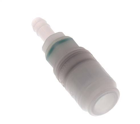 PVDF DN 7.2 Coupling Socket 9 mm Hose Pillar
