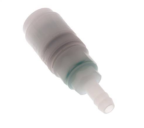 PVDF DN 7.2 Coupling Socket 9 mm Hose Pillar