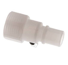 PVDF DN 7.2 Coupling Plug G 1/4 inch Female Threads