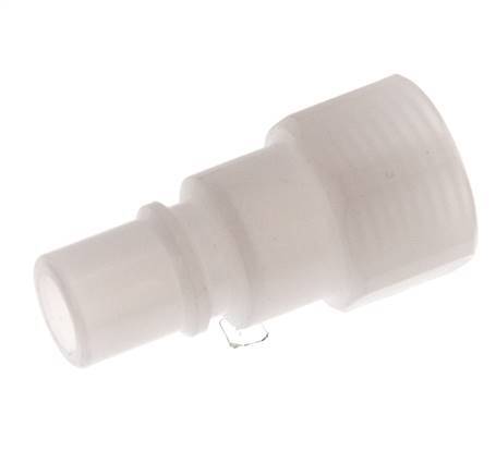 PVDF DN 7.2 Coupling Plug G 1/4 inch Female Threads