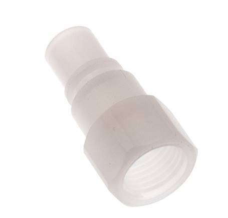 PVDF DN 7.2 Coupling Plug G 1/4 inch Female Threads
