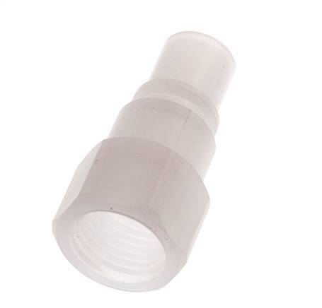 PVDF DN 7.2 Coupling Plug G 1/4 inch Female Threads