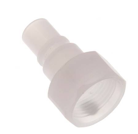 PVDF DN 7.2 Coupling Plug G 3/8 inch Female Threads
