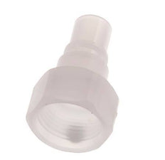 PVDF DN 7.2 Coupling Plug G 3/8 inch Female Threads