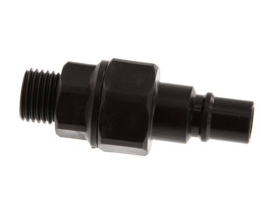 POM DN 7.2 Coupling Plug G 1/4 inch Male Threads Double Shut-Off