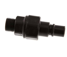 POM DN 7.2 Coupling Plug G 1/4 inch Male Threads Double Shut-Off